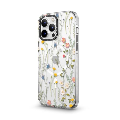 Coque fleurie iPhone 14 Pro Max CASETiFY transparente et compatible MagSafe - 5