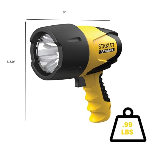 Stanley FL5W10 Rechargeable 520 Lumen Lithium Ion Waterproof Led Spotlight Flashlight thumb #3