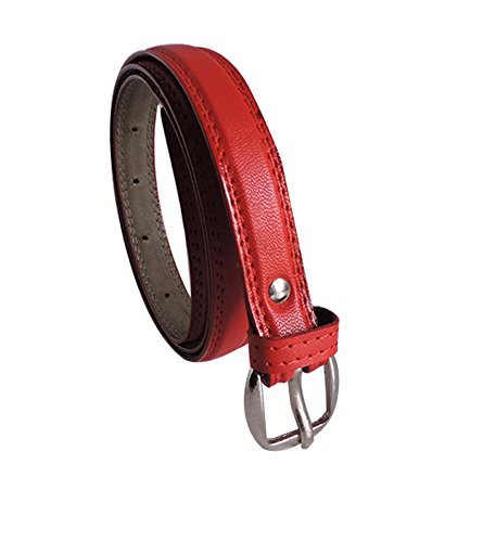 devil Women's Red PU leather belt-picture-7
