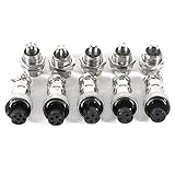 Aviation Connector,10 Set GX12 2/3/4/5/6Pin 12mm Aviation Plug Male + Female Metal Socket Connector - Image 8