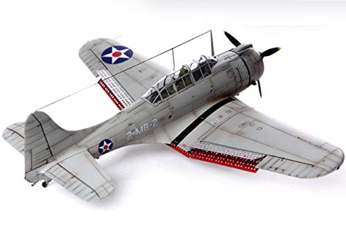 SBD-1 Pearl Harbor Academy 12331 avión para montar解决模型拼装拼接缝隙问题 3