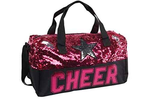 Dance Bag Danz N Motion B20526 Big Kid Pink Sequin Nylon Small Cheer