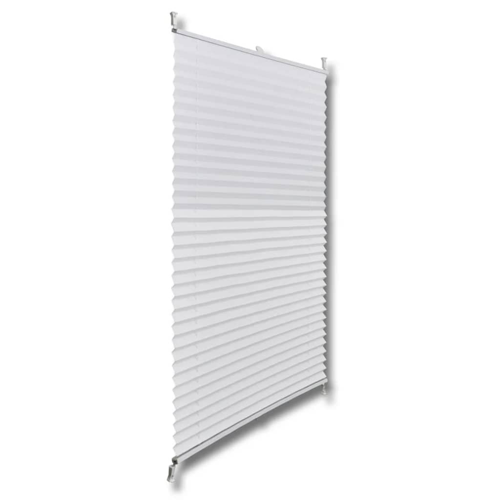 Dom i ogród - Plisse roleta 60x125 cm biała plisowana dekoracja