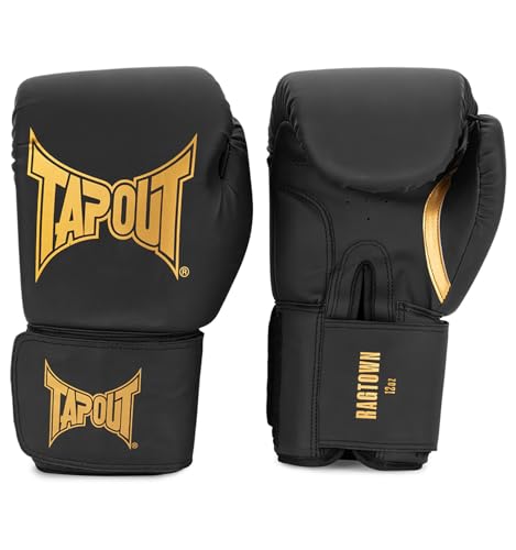 Gants de boxe Tapout Ragtown avec protection en mousse et cuir synthétique