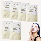 6 Stück luuma kollagen maske original, collagen maske korean für intensive Pflege über Nacht, reduziert feine Linien & Falten, Reduziert Feine Linien und Falten für Alle Hauttypen