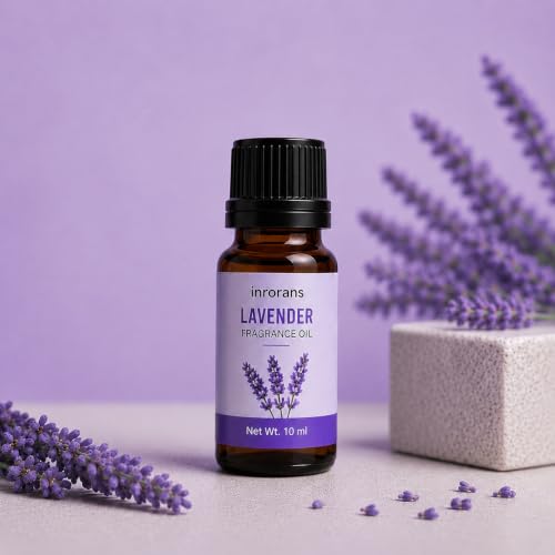 Image of Lavender Fragrance Oil | Premium Scented Oil for Diffuser, Humidifier, Aroma Burner, Potpourri, Candle Making, Soap Making & Home Fragrance | Pack of 2 (10+10 ml)
