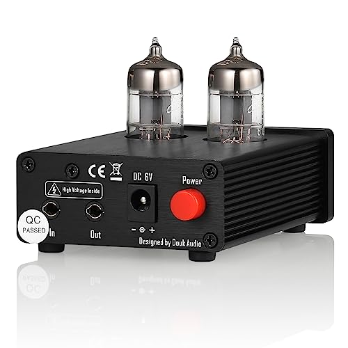 Nobsound NS-10P Mini Vacuum Tube Preamp Audio Hi-Fi Stereo Pre-Amplifier Treble & Bass Control - Thumbnail 2