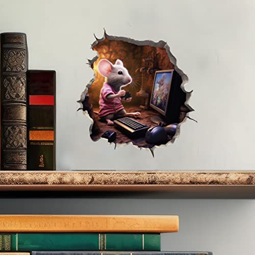 Vinilo Decorativo Gaming Mouse 3D Mouse Hole miniatura 2