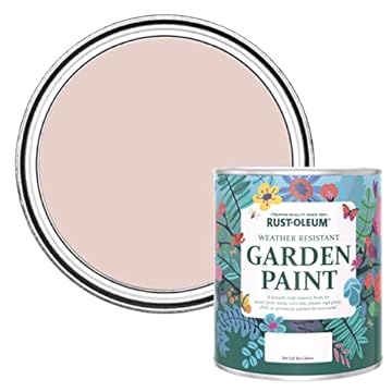 Rust-Oleum Pink Mould Resistant Garden Paint in Matt Finish - Pink Champagne 750ml