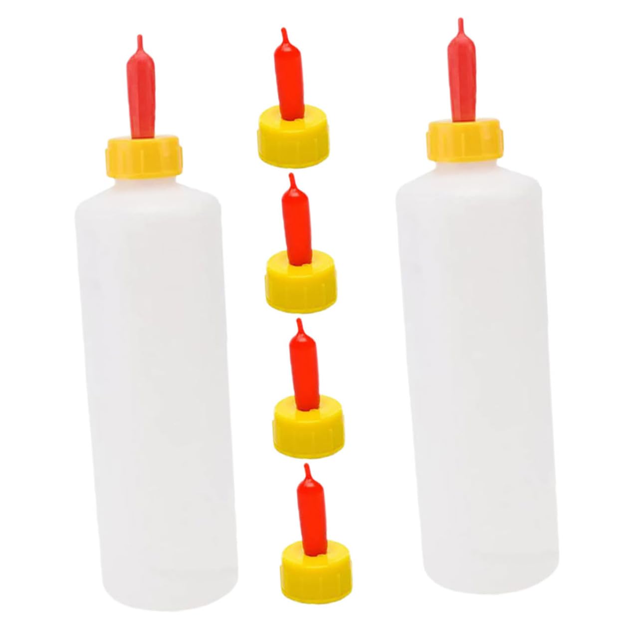 FONDOTIN Pack Pet Feeding Bottle Goat Milk Feeder for Piglets Farm Animal Milk Feeder Goats Cows Lambs