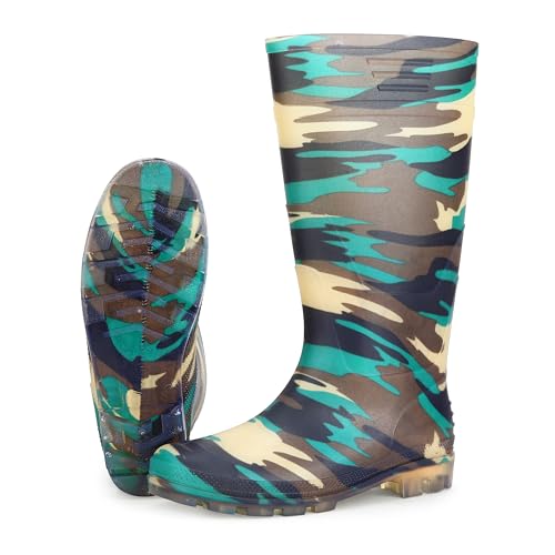 Vaultex Military Design Gumboots for Men 15" Height Ultra Lightwe...