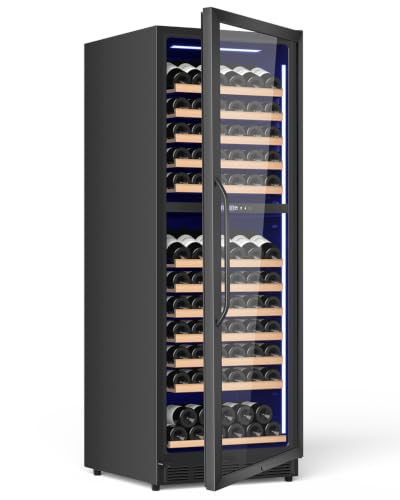 Image of Velivi 24 Inch Dual Zone Wine Cooler Refrigerator, 179 Bottle