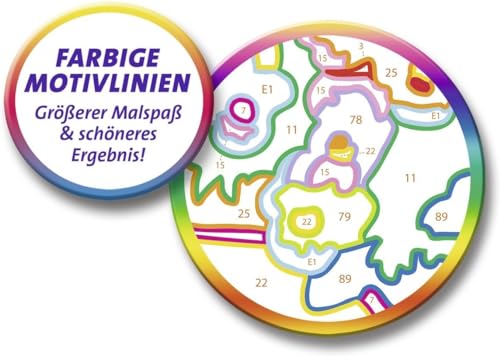 Ravensburger Malen nach Zahlen 28028 - Pferdetraum Kinder ab 9 Jahren (Packung mit 2) – Ansicht 3