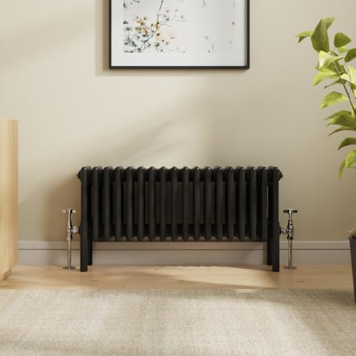 Radiateur horizontal noir pour salon chaleureux NRG - 3