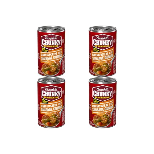 Image of Campbell's Chunky Soup, Chicken and Sausage Gumbo, 18.8 Oz Can (Pack of 4)