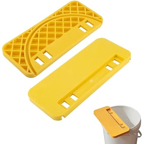 Chazcool Uncapping Tank Holder, Honey Harvesting Equipment, Beekeeping Scraper Tool, Beekeeper Flat Honey Shelf for Hive Cleaning Tool Cover