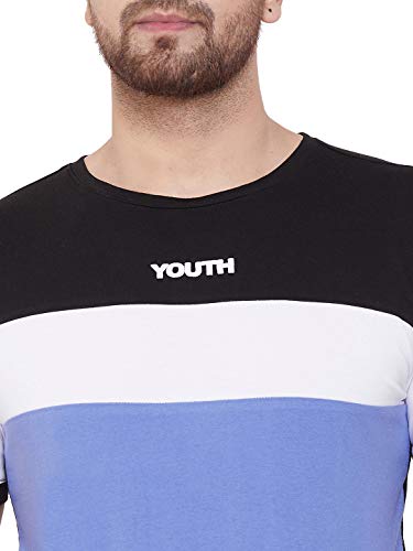 Image of GRITSTONES Printed Half Sleeve Round Neck T-Shirt for Men - GSHSPNT2512 P