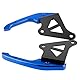 Universal D Aluminium Motorrad Passagier Rear G Handle Rail Kit Pil G Bar for Rear Rear G Bars for Pil Passenger Rear G Bars Handle Kit (Blue)