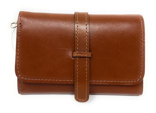 Patricia Nash Leather Perla Trifold Wallet, Tan