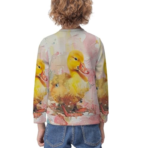 Yellow DucklingChildren's Casual Pullover Sweatshirt Loose Fit7-9Y2