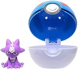 Pokemon Clip N Go Poke Ball Set | 2 Inch Toxel & Great Ball