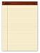 Ampad Gold Fibre Retro Legal Pads, Size 8-1/2x11-3/4, 50 Sheets, Ivory Paper, 20 Pound Paper, 60 Point Chipboard Backing, Wide Ruling (20-009), 12 pack