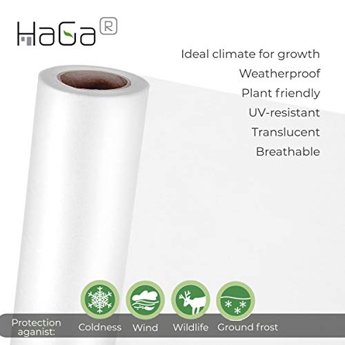 HaGa® afdekvlies, oogstvervroegingsvlies, oogstbescherming, vlies, 19g/m2, 1,6 m x 20 m - Image 4
