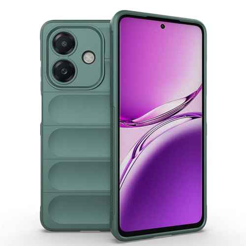 Custodia per Oppo A40 4G A40m Oppo A60 5G flessibile in morbido con impugnatura antiscivolo protezione antiurto e design dai colori puri elegante silicone verde