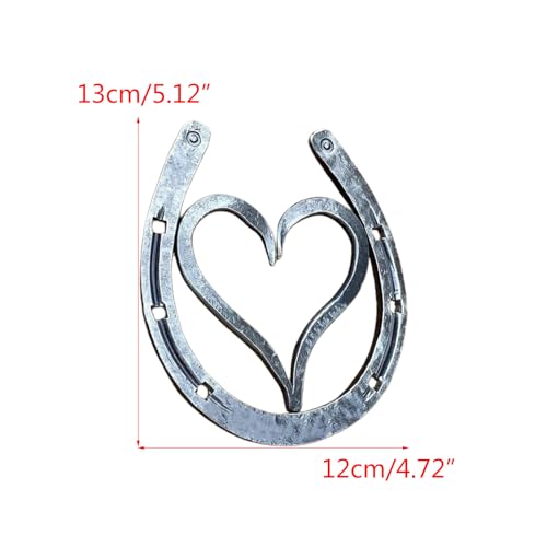 Creatieve Standbeeld Hart Hoefijzer Sympathie Gift Housewarming Gift Delicate Hoefijzer Gazon Tuin Decors - Afbeelding 6
