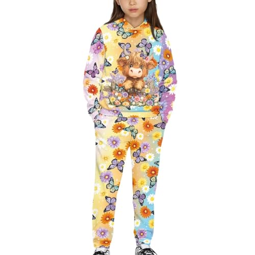 HUIACONG Sweat Set for Kids Children Sweatsuits Boys Girls Sweat Suit