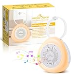 Mini White Noise Machine for Baby Adults Kids Sleep, Easy@Home 30 Soothing Sounds Portable White Noise Machine with Night Light, Timer, Memory Function, Relaxing Sleep Music