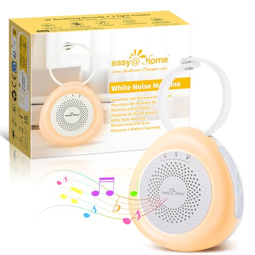 Easy@Home Mini-Gerät mit weißem Rauschen, für Babys, Erwachsene, Kinder, Schlaf, 30 beruhigende...