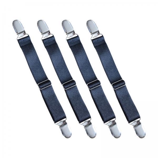 2x4 Pieces Bed Sheet Fixed Clips Antislip Strong for Bedroom Home Use Mattress Black-image-36