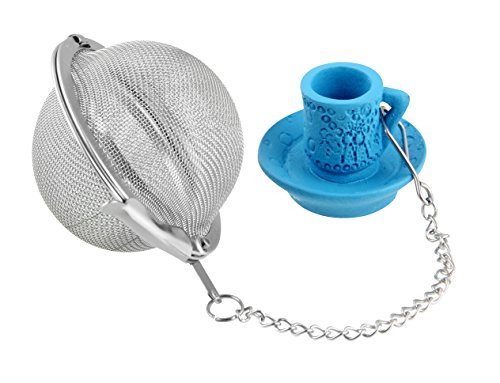 Fackelmann 49097 Teeball with Tassenhänger, Stainless Steel