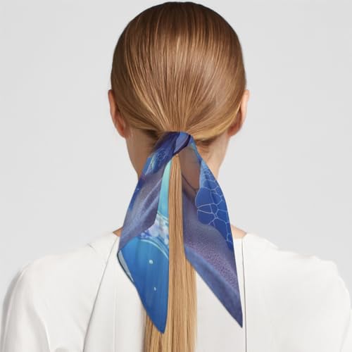 Head Scarf for Women, Lightweight Square Hair Wraps Bandanas Neck Scarves4