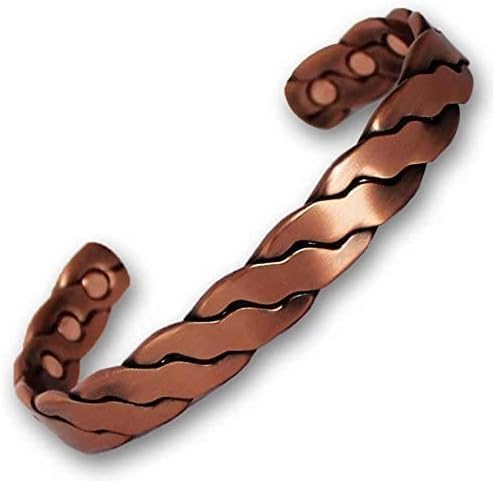 – MnB Magnetics Pure Copper Magnetic Bracelet in Woven Design