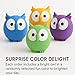 Dependable Industries inc. Essentials Owl Glasses & Sunglasses Holder Stand - Eyeglass Display Rack, Smartphone Dock, Nice Random Color Shipped