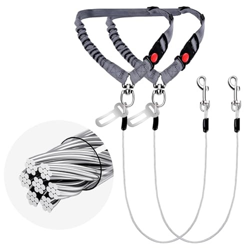 ROUWINNE Chew Proof Dog Seat Belt