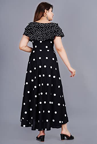 Image of Women's Polka Dot Fit and Flared Royon Dress
