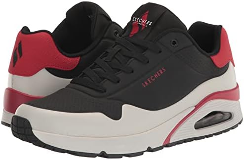Skechers Men's UNO-Back LIT Sneaker, BKRD, 11.5 | Image 6