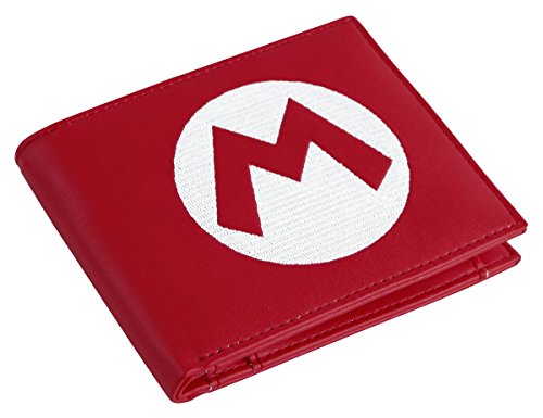 Preisvergleich Produktbild Nintendo - Super Mario Red Bifold Portemonnee met Symbol Embroidery