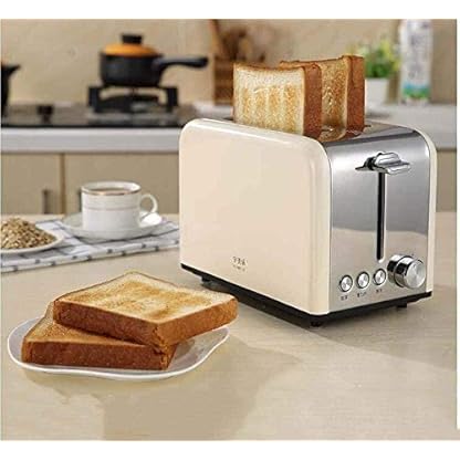 Verabschieden Sie sich von Panik / ordentlichem Frühstück Toaster 2 Scheiben Wärmeständer Gebürsteter Edelstahl Zum… – Bild 3