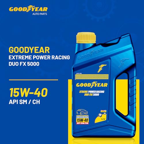 Image of GOODYEAR 3.5 Ltrs 15W40 API SM /CH Xtreme Power Racing Duo FX 5000 Premium Semi-Synthetic Multigrade Engine Oil | High Performace Engine Oil For Petrol, Diesel & CNG Engines