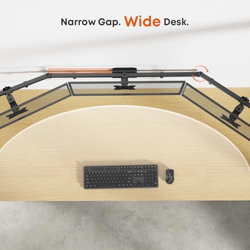 Soporte de pared para 3 monitores PUTORSEN brazo triple 17-27 pulgadas 6