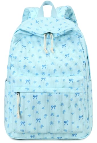 Image of BTOOP School Backpack for Teens Large Cute Bookbag Lightweight 15.6 inch Laptop Bag for Girls Women Casual High School College