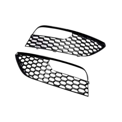Grilles en maille nid d'abeille argent pour optique antibrouillard avant de A3 2014 2015