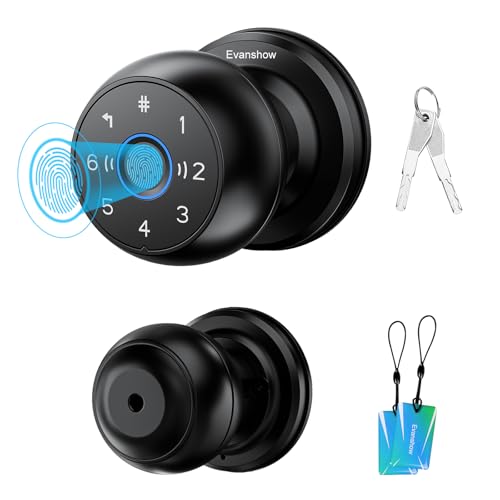 Waterproof Smart Door Lock with Fingerprint & Keyless Entry