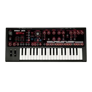 Roland JD-XI 37-Key Interactive Analog/Digital Crossover Synthesizer, Black