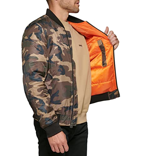 Image of Levi's Men's Flight Satin Unfilled Ma-1 Bomber