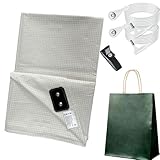 Organic Grounding Sheet 13% Silver for Bed Sleeping Therapy with Safest Ground Adapter and Connection 15ft Cord (Full)